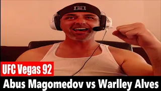 UFC Vegas 92: Abus Magomedov vs Warlley Alves REACTION