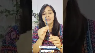 This Pencil can give relief in shoulder pain instantly | Acupressure for shoulder pain-Twist Therapy