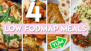 4 MEAT-FREE LOW FODMAP MEALS / RECIPES | What's for dinner? | Becky Excell