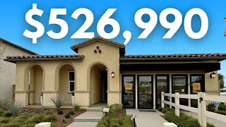 TOURING NEW CONSTRUCTION HOMES | Living in Southern California under $530,000 😳 |Homeland,CA