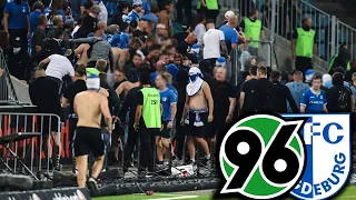 Auseinandersetzungen Zwischen Magdeburg- und Hannover-Ultras (FC Magdeburg - Hannover 96)