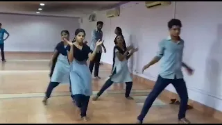 dance practice in giet auditorium 3