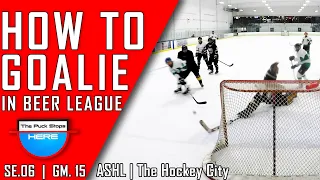 How To Goalie In Beer League | GoPro Hockey Goalie [HD] - GAME 15