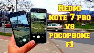 Pocophone F1 vs Redmi Note 7 Pro Camera comparison/Screen/Size/Sound Speakers/Design! Review