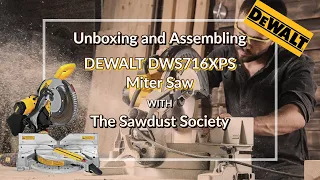 Unboxing and Feature Overview of the Dewalt DWS716XPS Miter Saw: Is this the best Miter Saw?