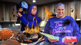 THANKSGIVING IS CANCELED 🙄😕😡!! | My Daughter Can't Cook😲🤮🥴🫠😑