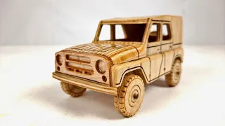 UAZ-469 PubG | Model Vehicle from Wood | Free Plans