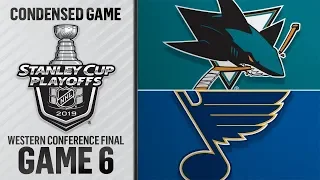 NHL 19 PS4. 2019 STANLEY CUP PLAYOFFS WESTERN CONFERENCE FINAL GAME 6: SHARKS VS BLUES. 05.21.2019!