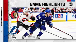 Senators @ Lightning 11/1 | NHL Highlights 2022