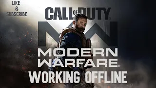 PS4 Working Offline Call of Duty Modern Warfare 2019