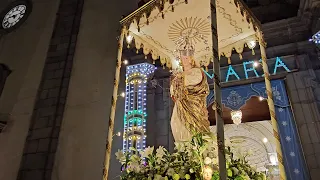 Belpasso 26 Maggio 2024 Rientro Madonna Immacolata in Chiesa Madre e Spettacolo Pirotecnico FA SI MA