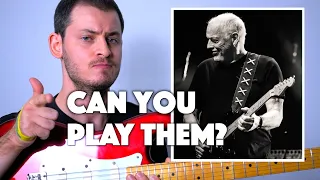 Top 10 HARDEST David Gilmour Solos (TABS + TUTORIALS)