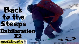 Back to the STEEPS   Exhilaration @whistlerblackcomb  Let’s go Skiing onecutmedia