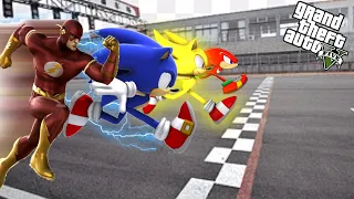 FLASH Challenges Every SONIC for RACE In GTA 5