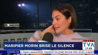 Maripier Morin  une première déclaration après des semaines de silence