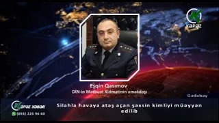 Silahla havaya atəş açan şəxsin kimliyi müəyyən edilib