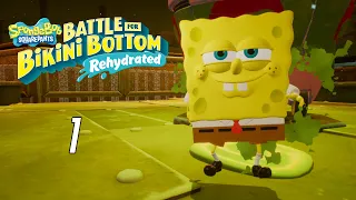 SpongeBob Rehydrated Part 1 Gameplay Walkthrough (SpongeBob Battle for Bikini Bottom – Rehydrated)