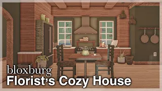 Bloxburg - Florist's Cozy House Speedbuild (interior + full tour)