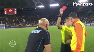 Mourinho e spalletti espulso/ red card