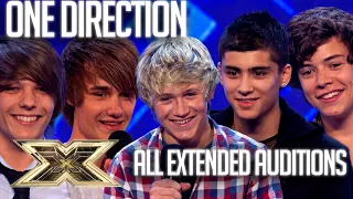 One Direction: All EXTENDED CUTS | The X Factor UK