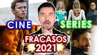 TOP PEORES FRACASOS CINE Y SERIES 2021 | Edu Rocha Wow Qué Pasa