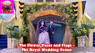 The Flower Vases and Flags - The Royal Wedding Venue | Part 4 | How to Make DIY Doll House