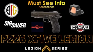 P226 XFIVE Legion MUST SEE New Information