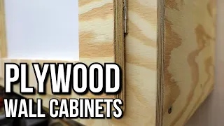 SCAVENGED PLYWOOD - Workshop Wall Cabinet Build