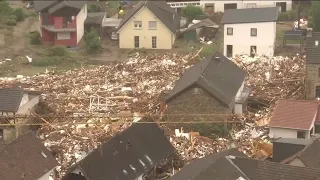 Residents look to rebuild after floods leave European towns under water