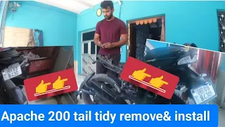 How to install &remove tail tidy apache 200🏍️ | full video of remove the tail tidy