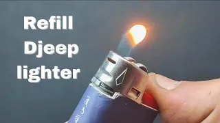 how to refill a djeep lighter from top