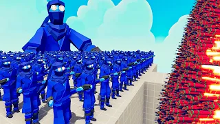 200x ICE NINJA + 1x GIANT vs EVERY GOD - Totally Accurate Battle Simulator TABS