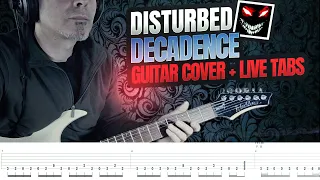 DISTURBED | Decadence guitar cover and live TABS and cat 😁