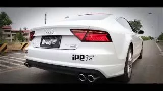 iPE выхлопная система для новой A7 50 TFSI