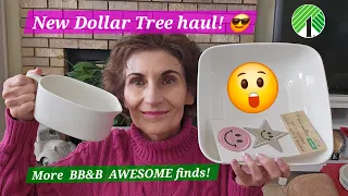 New Dollar Tree haul! WOW! More BB&B items! 😯😎