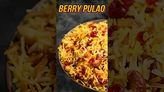 Berry Pulao Recipe | Pure Veg Iranian Pulao | Parsi Recipe #rajshrifood #youtubeshorts #ytshorts