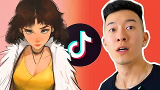 TRYING MORE TIKTOK ART CHALLENGES 😳