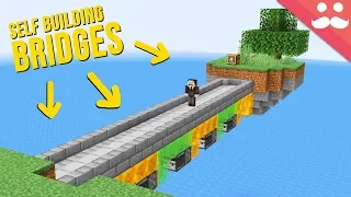 Self Building Bridges with Honey Blocks