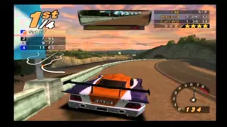 NFS Hot Pursuit 2 (PS2) - 8 Laps Hot Pursuit - Need for Speed Edition Mercedes-Benz CLK GTR