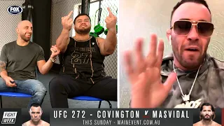 UFC 272 - Colby Covington responds to Tai Tuivasa and Alexander Volkanovski