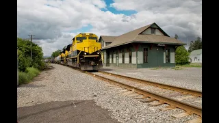 New York Susquehanna & Western Railroad Trains SU100 & CL-X June July 2023.