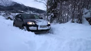 Touareg snow plow Norway