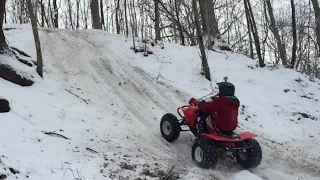 trx450r RAW winter clips