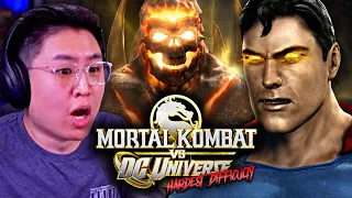 Dark Kahn BROKE Me... (Mortal Kombat vs DC Universe on VERY HARD)