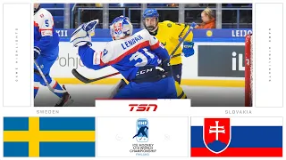 Sweden vs Slovakia FULL HIGHLIGHTS | 2024 U18 Men's Worlds