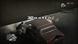 BUSTED #gta #sanandreas #gaming