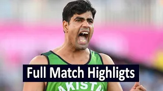 Arshad Nadeem javelin Throw 2022  Full Match Highlights Common wealth games 2022 winning moment