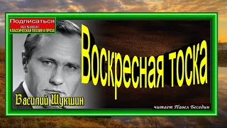 Воскресная тоска, Василий Шукшин , читает Павел Беседин