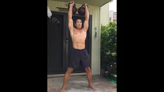 Double 32 kg. Kettlebell Clean & Press