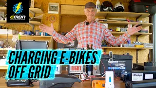 3 Levels Of Off Grid E Bike Charging | Amateur To Pro Setup